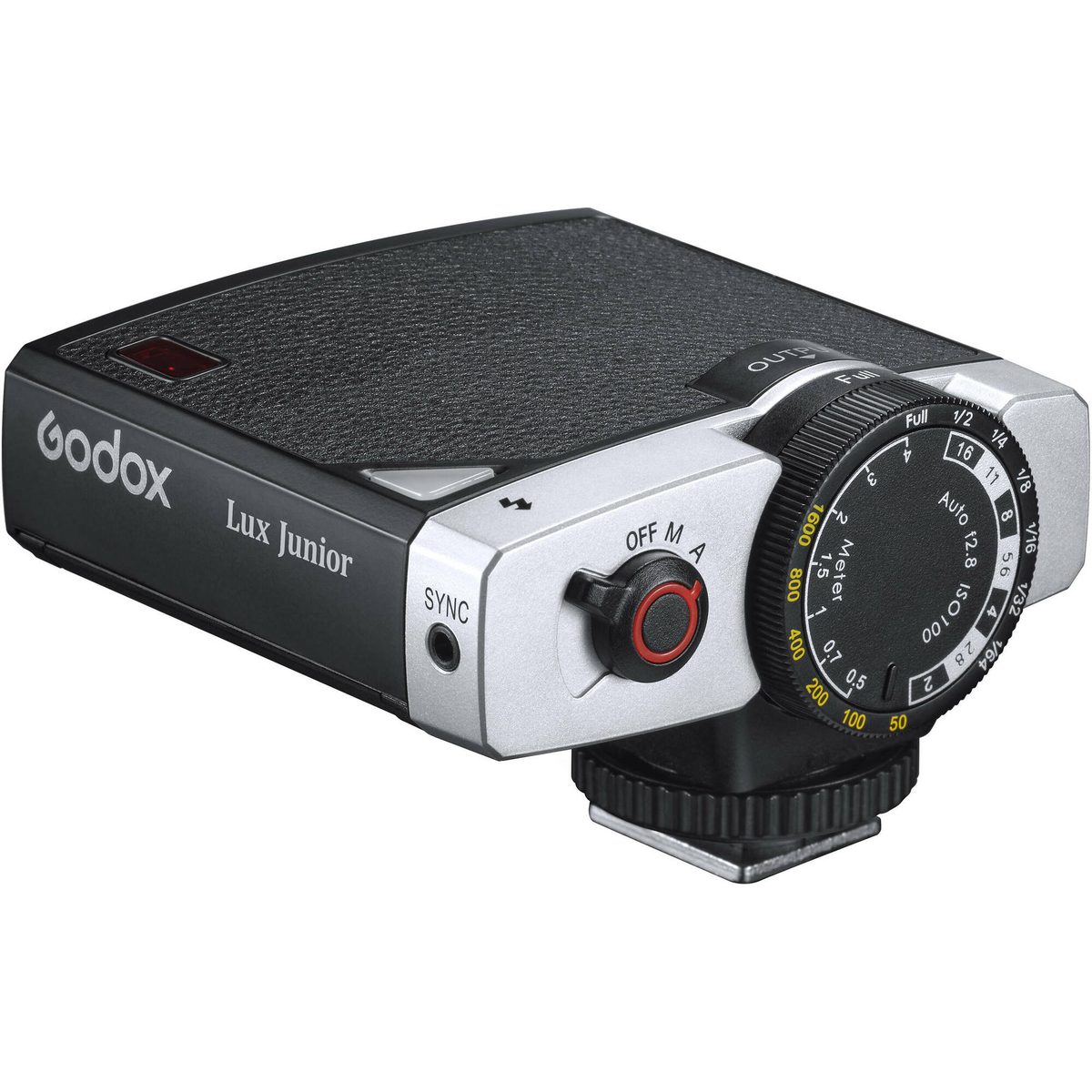 Godox LUX Junior — Накамерная вспышка для гламурной съёмки «вспышка в лоб». Работает от мизинчиковых батареек.